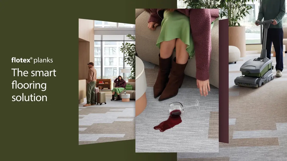 Flotex planks - Durable.Hygienic.Inspirational